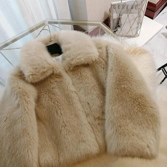 Thin And Thick Warm Fur Coat Made by OLYX