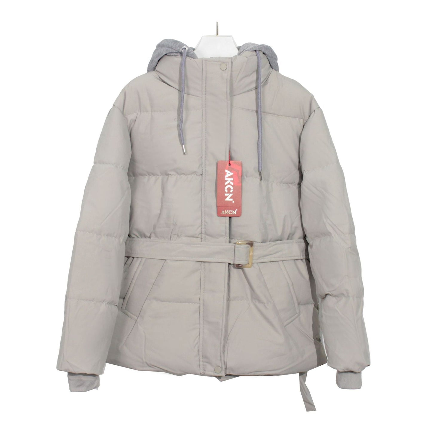 Elegant Hooded Cotton Jacket For Women