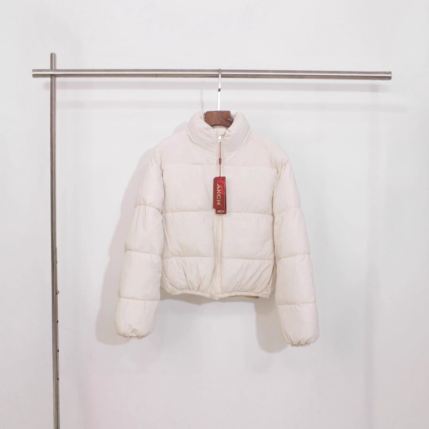 Small Stand-up Collar Downcotton-padded Jacket Women's Thickened