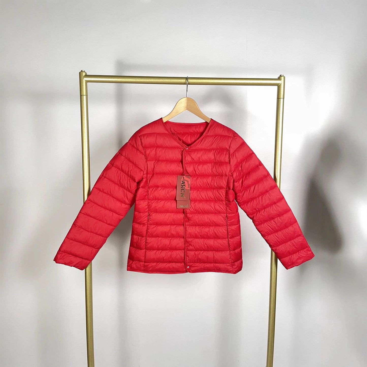 Lightweight Stand Collar Loose Design Cotton-padded Jacket