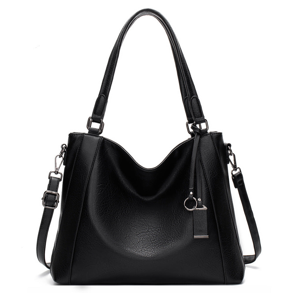 Casual Simple Women's Portable Hand-carrying Shoulder Pu Messenger Bag